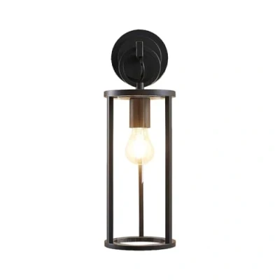 Image de Lucande Applique Exterieur Emmeline à intensité variable (Moderne) en Noir Aluminium (1 lampe,à E27), Murale Exterieur, Luminaire Lampe Jardin, Eclairage