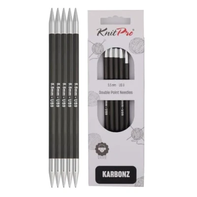 Image de KnitPro KP41116 Arbon Aiguille Double Pointe Bois Multicolore 22 x 0,5 14,5 cm