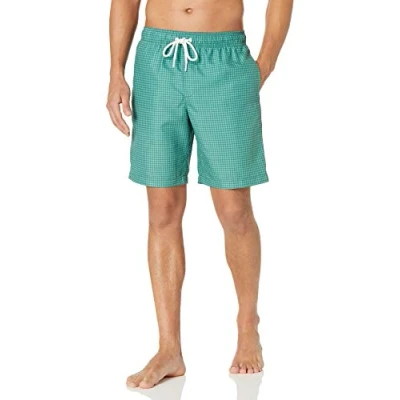 Image de Amazon Essentials Short De Bain 22,9 cm À Séchage Rapide Et Coupe Décontractée couleurs abandonnées Homme, Bleu Sarcelle, XS