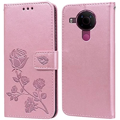 Image de Coque pour Nokia 5.4/Nokia 3.4 Housse,Fonction de Support,Fente Carte,Silicone TPU,Flip Étui Case