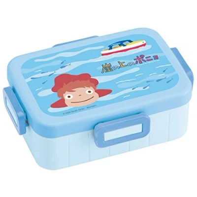 Image de Skater 4 Point Lock Lunch Box 650ml Ponyo on The Cliff by Sea Ghibli Made in Japan YZFL7