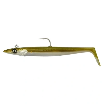 Image de Savage Gear Sandeel V2 Khaki 14cm 33g (2+1) Shad