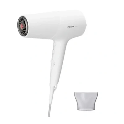 Image de Philips Seche Cheveux Serie 5000 avec Technologie de Protection des ThermoShield, 3 Réglages Température 2 Vitesses, 2100 W (modèle BHD500/00)