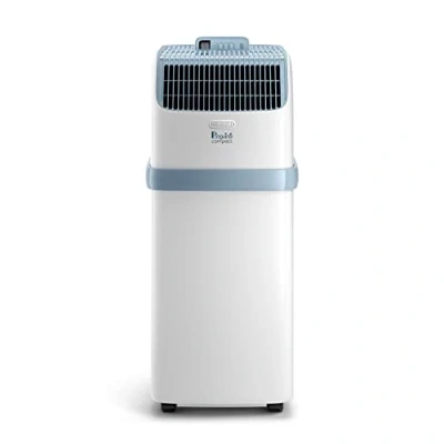 Image de De&#039;Longhi Pinguino Compact ES72 YOUNG, Modèle 2022, Climatiseur Mobile Silencieux, 8.300 BTU/h, 2,1 kW, 60m3, Gaz R290, Fonction Déshumidificateur, 24 Heures Timer, Classe Énergétique A, Blanc