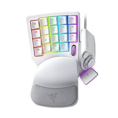 Image de Razer Tartarus Pro Pavé Numérique Gamer optiques analogiques et mode tir rapide (32 touches programmables, point de déclenchement personnalisable, 8 profils) Mercury