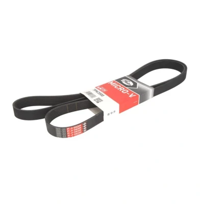 Image de GATES 7PK2000 Courroie Poly V 2000 7 Polyester, EPDM (éthylène propylène diène caoutchouc) RoadMax Value Line RENAULT: TRAFIC 2 Kasten, Bus