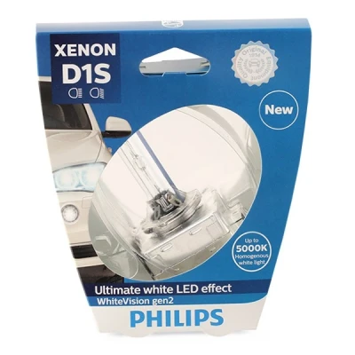 Image de PHILIPS 85415WHV2S1 Ampoule, projecteur longue portée D1S 85V 35W 5000K Xénon BMW: X6, 1 5 portes, Coupe, RENAULT: MEGANE 3 Coupe