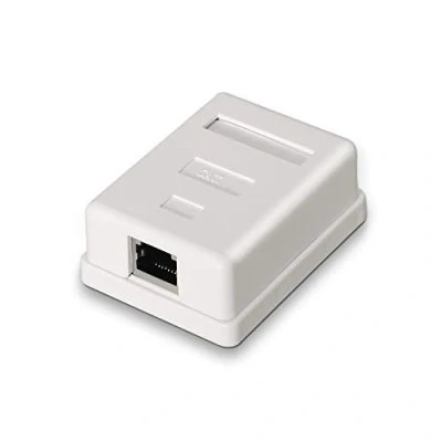 Image de AISENS A139 0303 ROSETA de superficie RJ45 FTP avec 1 Prise, Blanc