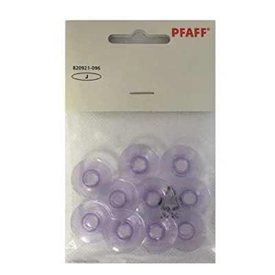 Image de Pfaff Lot de 10 canettes pour machines à coudre et Viking type J Réf 820921 096