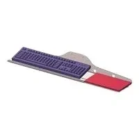 Image de Support universel NEWSTAR KEYB V100 750 x 230 mm Argenté Pour claviers et souris
