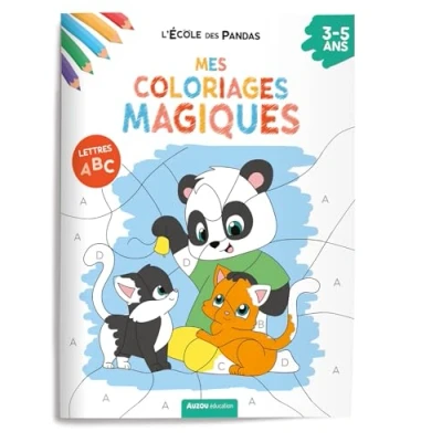 Image de L&#039;ÉCOLE DES PANDAS MES COLORIAGES MAGIQUES LES LETTRES