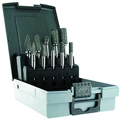 Image de Jeu de fraises Tivoli Carbide FLK10 Ø 6 et 12 queue mm (10 différentes)
