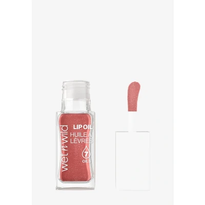 Image de Wet n Wild Huile à Lèvres Teintée, Gloss Marron Nourrissant et Non Collant Enrichi de 7 Huiles Naturelles, Formule Légère pour un Effet Brillant Miroir, Cocoa Rose