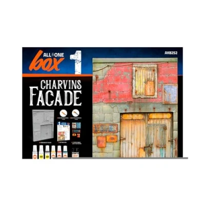 Image de AK Interactive ALL IN ONE SET AK8252 BOX 1 CHARVINS FACADE