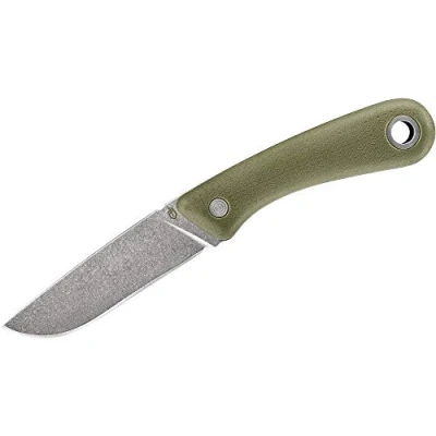 Image de Gerber Spine Couteau d&#039;extérieur avec étui Mixte Adulte, Vert, 9,4 cm