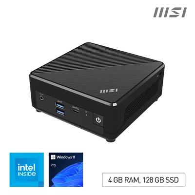 Image de MSI Mini PC CUBI N ADL 001EU Intel N200 4 Go 128 SSD Win 11 Pro