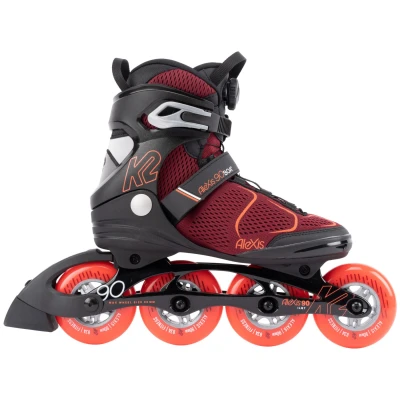 Image de K2 Alexis 90 BOA, roller, femmes, rouge
