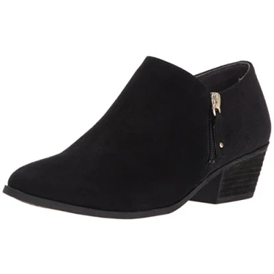 Image de Dr. Scholl&#039;s Shoes Femme Bottines Courtes, Daim Microfibre Noir, 41 EU