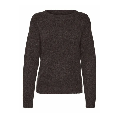 Image de Vero Moda Vmdoffy LS Oneck GA NOOS Pullover, Femme, Taille: XS, Chocolate torte