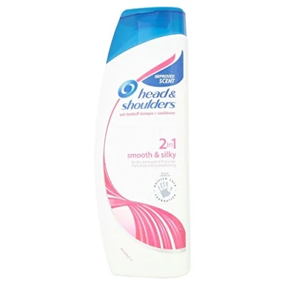 Image de 6 X Head &amp; Shoulders lisse et soyeuse 2 in1 450 ml