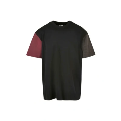 Image de Urban Classics Oversized Colorblock Tshirt imprimé, Homme, Taille: Small, Black