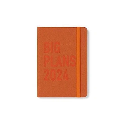 Image de Letts of London Big Plans A6 jour par page avec dates multilingues Rust 2024
