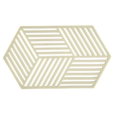 Image de ZONE DENMARK Hexagon Dessous de Plat 16 x 14 0,9 cm Poire