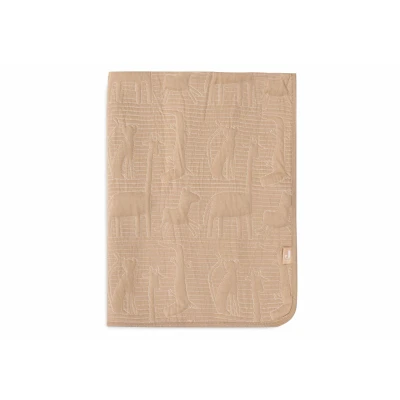 Image de Jollein Couverture Berceau 75x100cm Jungle Jambo Biscuit/Oatmeal