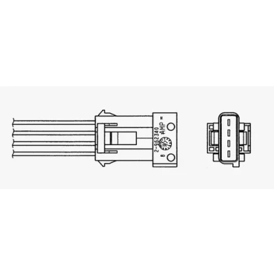 Image de NGK 96324 Sonde lambda chauffé 4 VOLVO: XC90 I, S80 SAAB: 9 3 Berline, Cabriolet