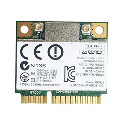 Image de Bumdenuu AR9462 AR5B22 WB222 Demi Mini PCIe 300Mbps + Bluetooth4.0 WLAN WiFi Carte sans