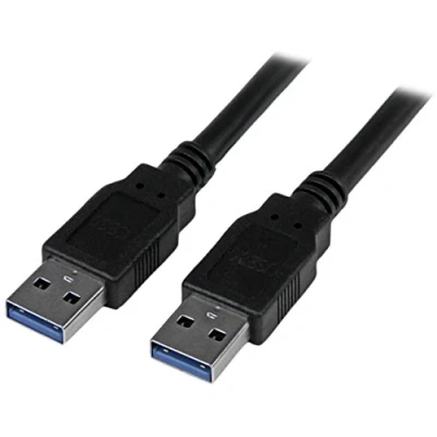 Image de StarTech.com Câble USB 3.0 A vers de 3 m Cordon 3.1 Gen 1 (5 Gb/s) M/M Noir (USB3SAA3MBK)