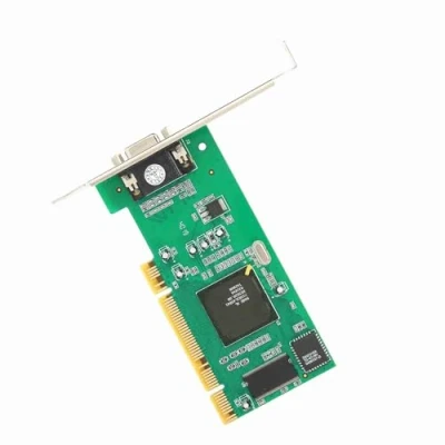 Image de Goshyda Carte Graphique VGA PCI 8 Mo 32 Bits, Accessoires pour Ordinateur de Bureau, Affichage Multiple ATI Rage XL, système Chanson VOD