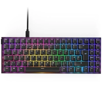 Image de NZXT Function 2 2024 Clavier de Jeu Optique Pleine Grandeur, RVB éclairé, taux d&#039;interrogation 8 K, commutateurs optiques linéaires, actionnement réglable, remplaçable à Chaud, Blanc en (QWERTY)