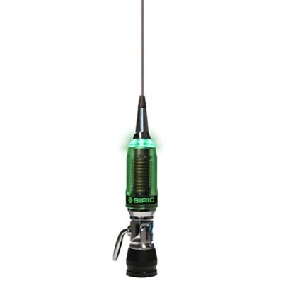 Image de SIRIO Antenne P 5000 Performer LED, CB Véhicule, Fréquence 27 30MHz, Puissance maximale Watts (CW) Short Time, Stylet INOX, Inclinable 180, Hauteur 1,965 m, Câble 4 m fourni