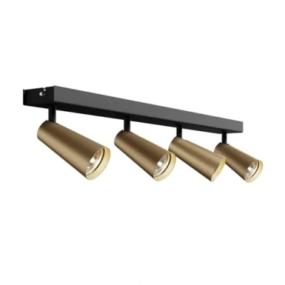 Image de Lucande Spot Angelina à intensité variable (Scandinave) en Doré Métal e. a. pour Chambre coucher (à 4 lampes, GU10), Lampe encastrable, plafonnier, applique
