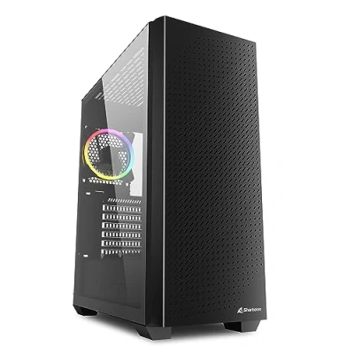 Image de Sharkoon VS9 Boîtier PC RGB Midi ATX Noir