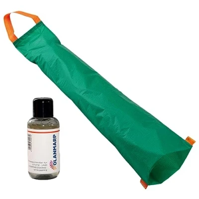 Image de Arion Easy Slide Aide à enfiler les manches de compression Taille M (longueur 55,5 cm) + lessive Olanmarp pour bas 50 ml Enfilez et entretenez facilement