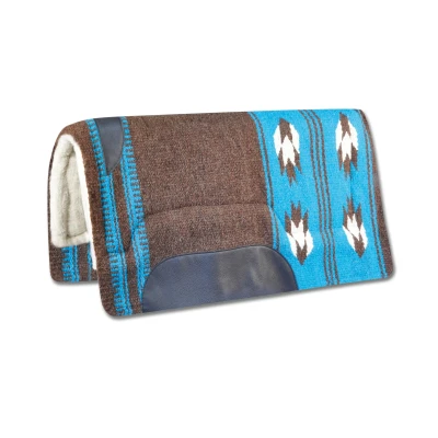 Image de Waldhausen Tapis Western Utah Marron/Turquoise 86x87cm