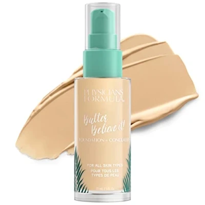 Image de Physicians Formula Butter Believe IT! Foundation + Concealer Fond de teint, Taille: 30 ml, Fair