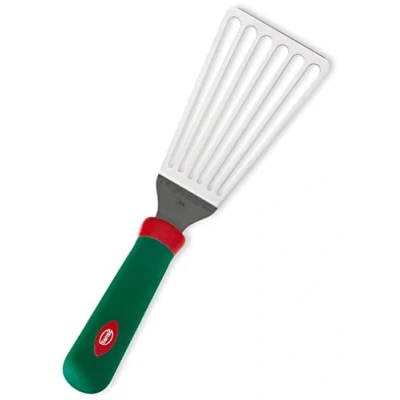 Image de Sanelli Ligne Premana Professional,Frite Spatule Cm.17,Acier Inoxydable,Vert et Rouge,30.0x8.0x9.0 cm