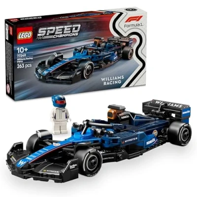 Image de LEGO Speed Champions Voiture F1 Williams Racing FW46 Jeu de Construction avec véhicule Course Minifigurine Collector Pilote Formule 1 Maquette pour garçons et Filles dès 10 Ans 77249