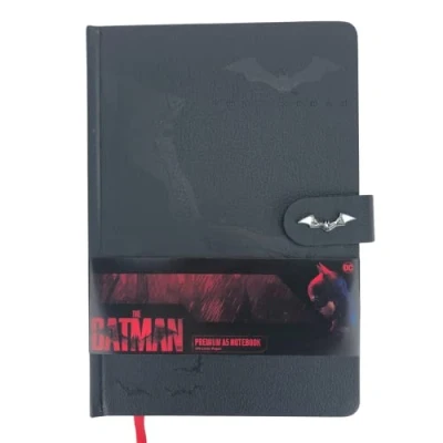 Image de Pyramid International The Batman SR73653 Carnet de notes en cuir Motif Batsymbol Format A5