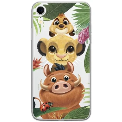 Image de ERT GROUP Coque de téléphone Portable pour Apple Iphone XR Original et sous Licence Officielle Disney Motif Simba &amp; Friends 003 Parfaitement adapté à la Forme du Portable, partiel imprimé