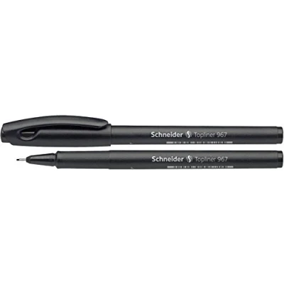 Image de Schneider Topliner 9671 Stylo fin (épaisseur de trait 0,4 mm) 1 pièce Noir