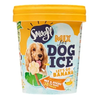 Image de Smoofl Glace pour Chien: Friandise Rafraichissante Végan et Sans Additives Prête en 60 Secondes Goût Banane