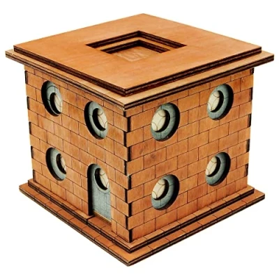 Image de Logica Jeux Art. L&#039;Atelier de L&#039;Artiste Casse tête en Bois Boîte Secrète Difficulté 5/6 Incroyable Collection Leonardo da Vinci