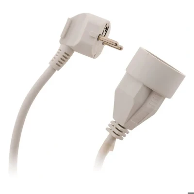 Image de Prolongateur ZENITECH 16A 2P+T HO5VV F Blanc 3m