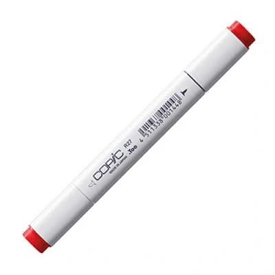 Image de COPIC Classic R27, Cadmium Red, Twin Marker avec Une Pointe Moyenne et Fine