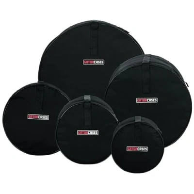 Image de Gator Cases MiZone Sacs de batterie 5 pièces en nylon rembourré pour set Fusion : 22 &quot; X 18 &quot;, 10 9 12 16 14 5.5 (GP FUSION16)