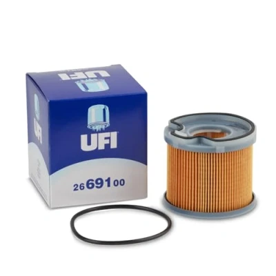 Image de UFI Filters, Filtre Diesel 26.691.00, à Carburant de Remplacement, Adapté aux Voitures, Applicable sur Différents Modèles tels que Citroën, Fiat, Lancia, Peugeot et Suzuki